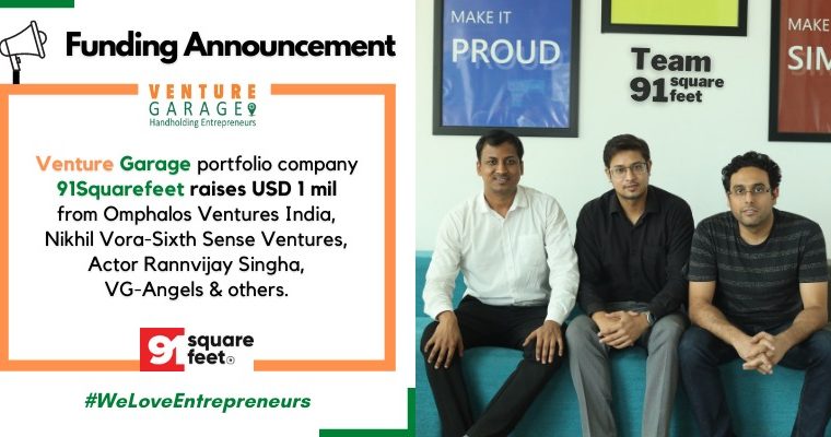 91Squarefeet gets selected in YC W22 Batch, raises $1Mil in Pre- Seed round led by Omphalos Ventures, Nikhil Vora of Sixth Sense Ventures, Actor Rannvijay Singh & VG-Angels